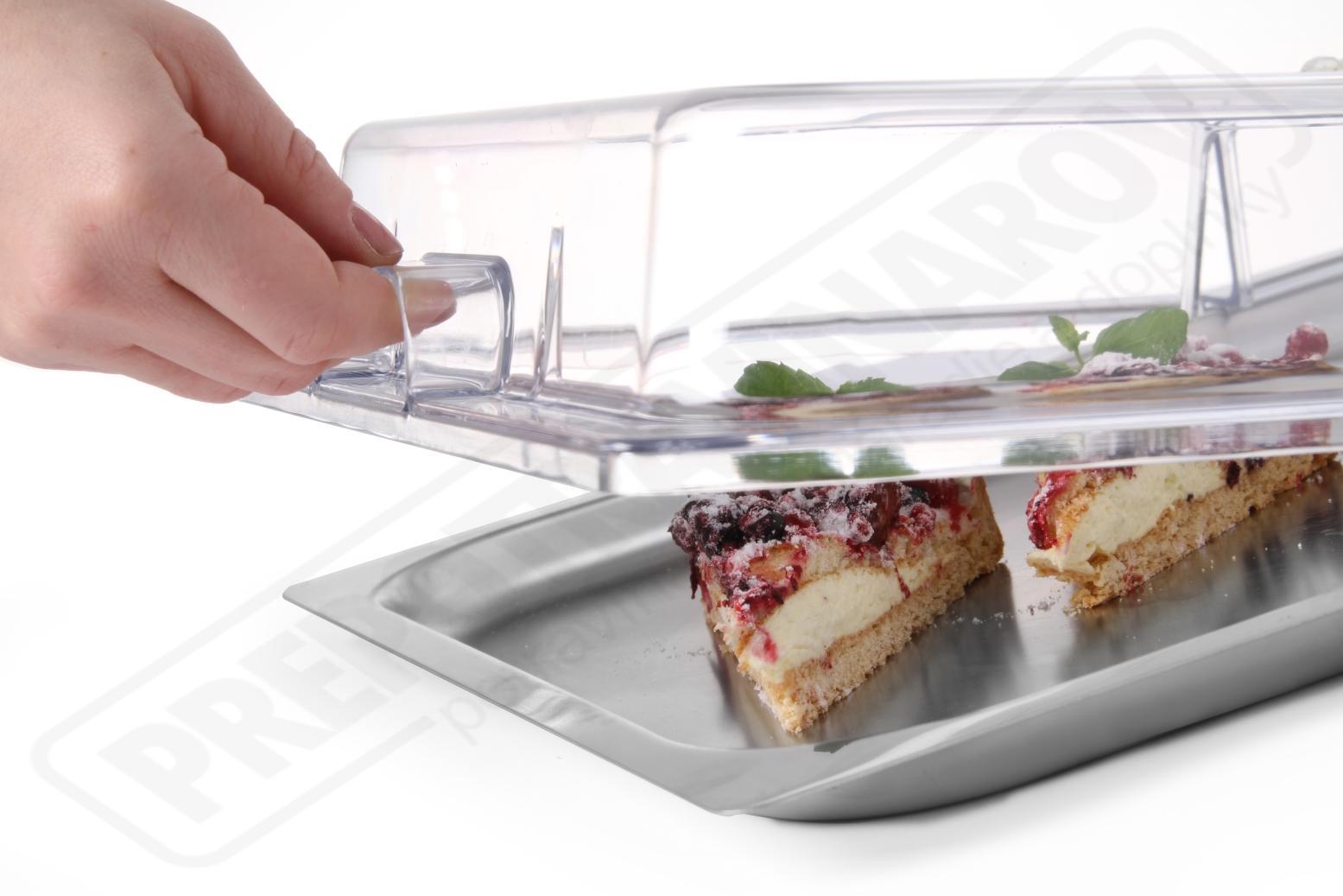 Kryt výklopný polykarbonát GN 1/1