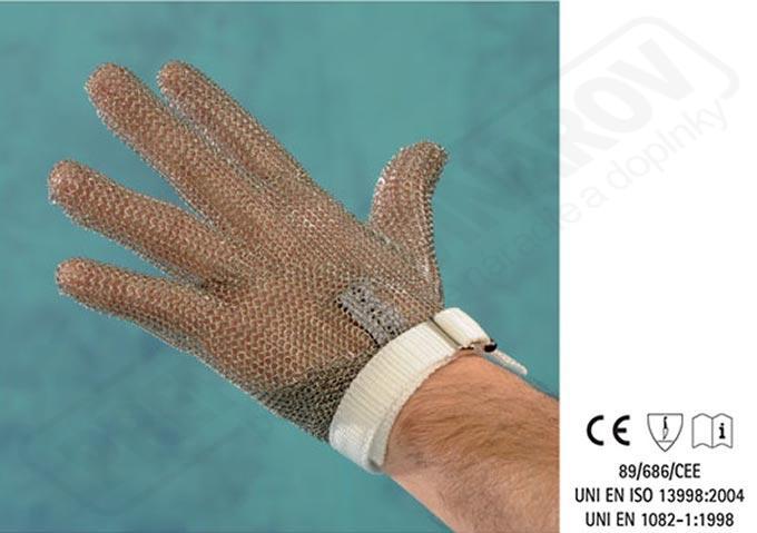 Rukavica nerezová Tridentum XXS (hnedá)