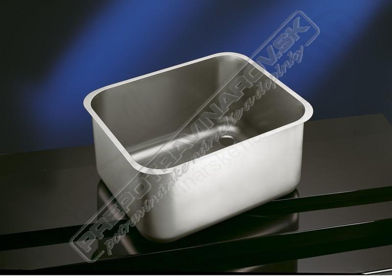 Nerezové drezy 340 x 400 matné