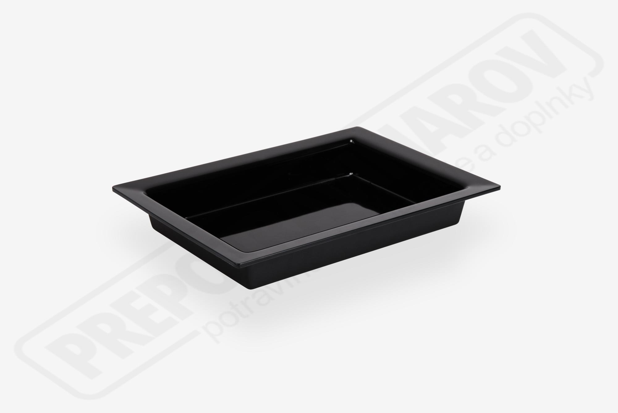 Miska čierna 280 x 210 x 40 mm