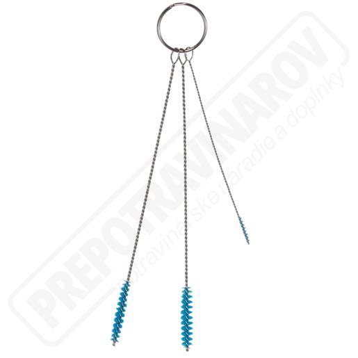 Sada 3 kefiek, modrá