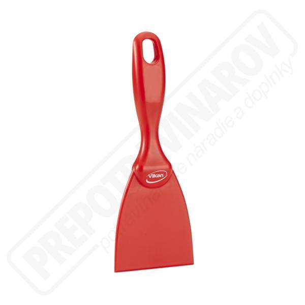 Ručná škrabka 75 mm červená