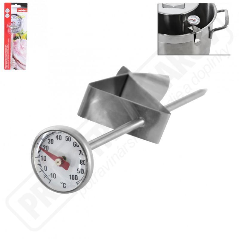 Teplomer kuchynský s klipsom, -10 až 100 °C