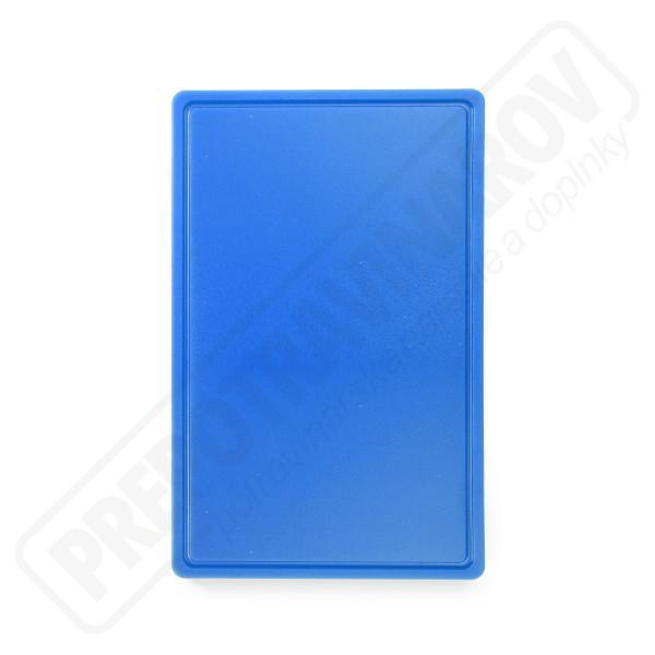 Doska na krájanie - plast, modrá