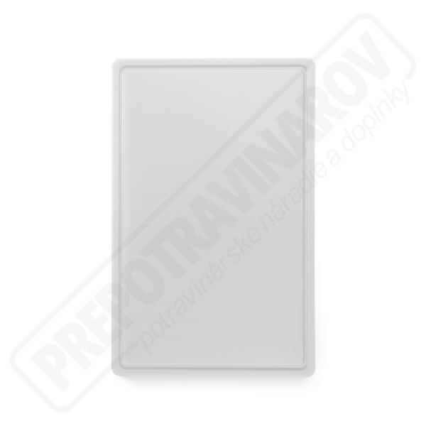 Doska na krájanie - plast, biela