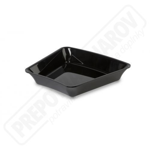 PLEXI Miska roh 22,5° čierna lesklá