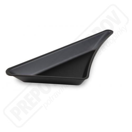 PLEXI Miska trojuholník ľavý dymová matná