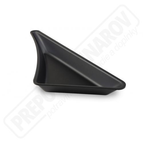 PLEXI Miska trojuholník pravý dymová matná