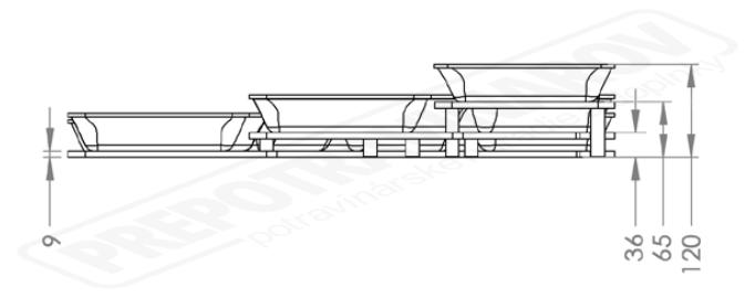 Systém Misiek PLEXI Amphitheater 1 dymový matný