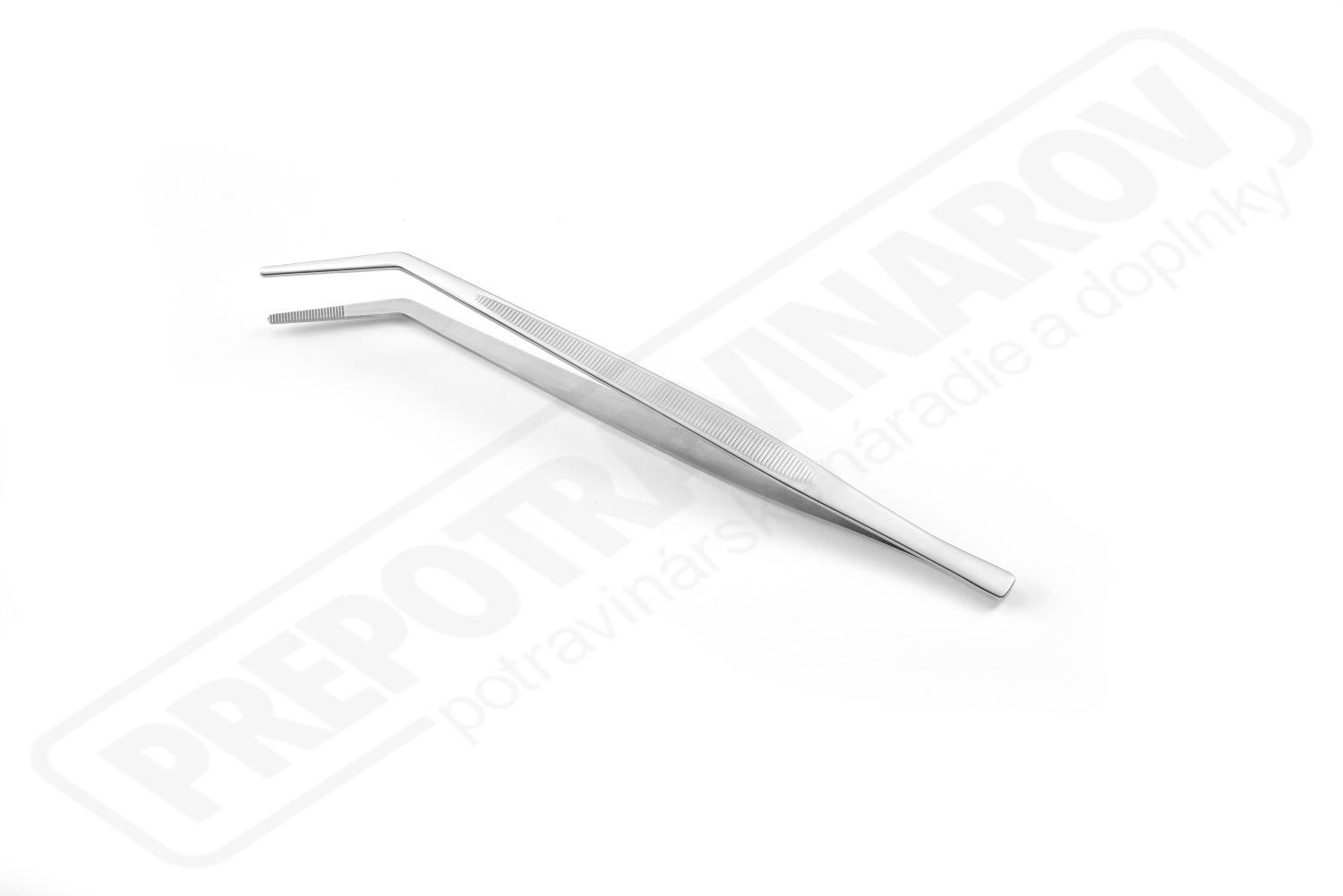 Pinzeta zahnutá 23,5 cm