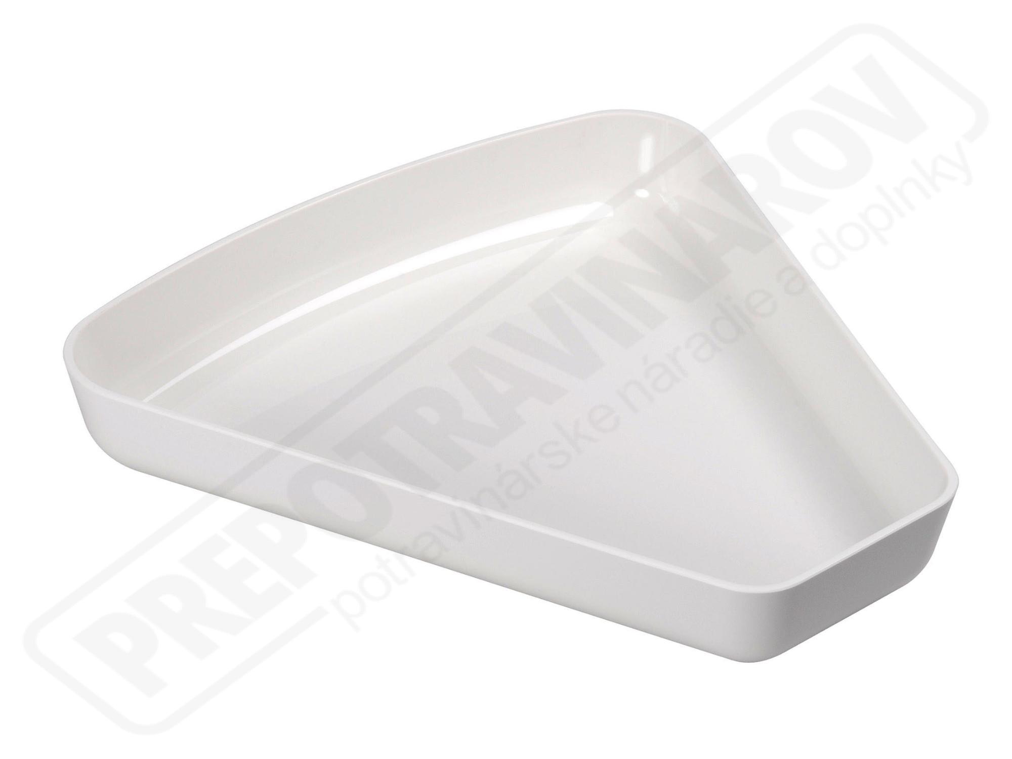 Nádoba kónická 100x270x265 biela