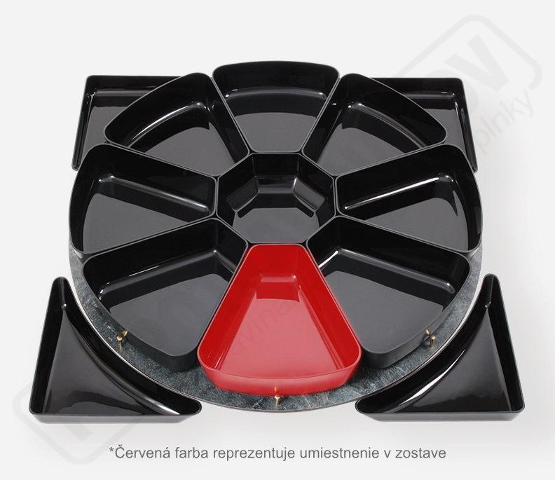 Nádoba kónická 100x270x265 biela