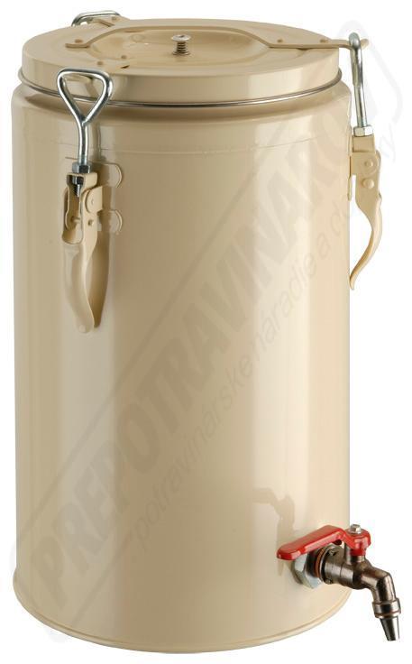 Termos (várnica) lakovaný s nerezovou vložkou 10L - kohút