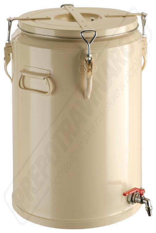 Termos (várnica) lakovaný s nerezovou vložkou 40L - kohút