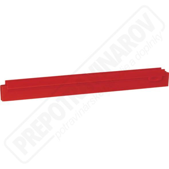 Vymeniteľná dvojitá gumenná lišta 400 mm červená