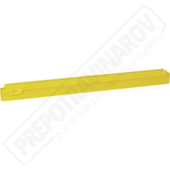 Vymeniteľná dvojitá gumenná lišta 500 mm žltá