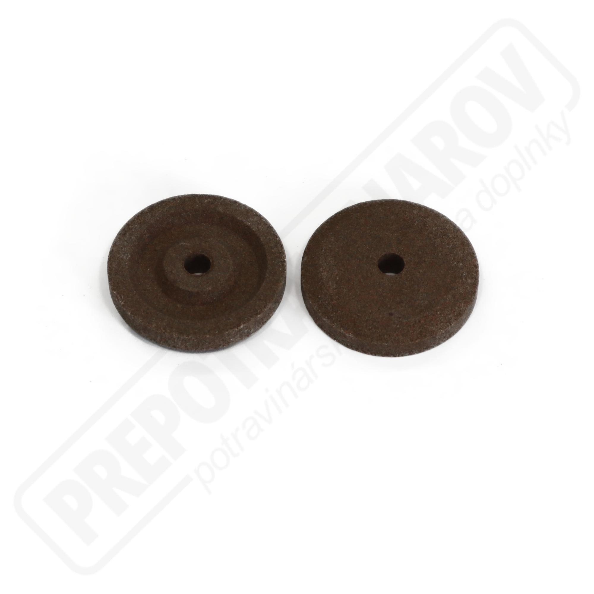 Obťahový kameň 40x8mm jemné zrno, 6mm diera, s nábojom