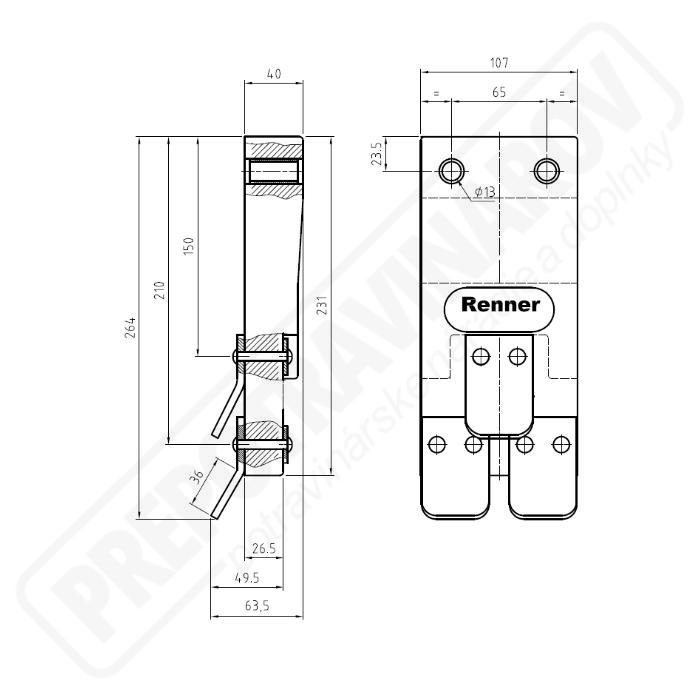 Škrabka do odštetinovača DAVID     7255