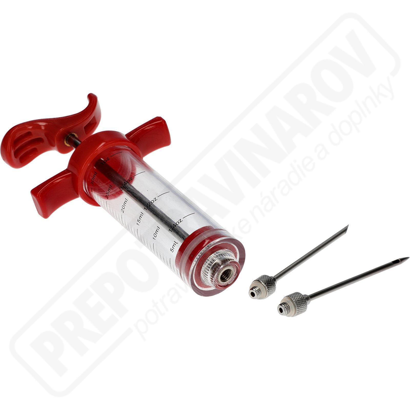 Dávkovacia injekcia na marinádu 30 ml, sada 2 ihly