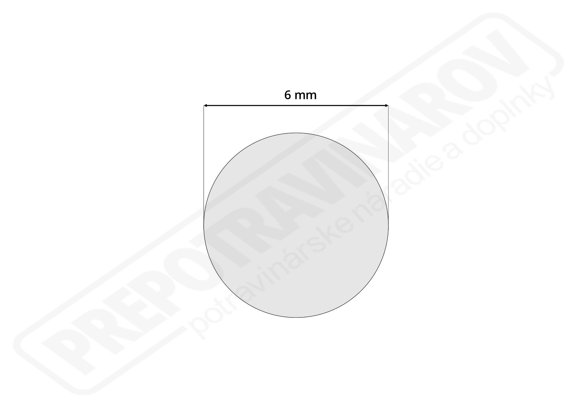 Tesnenie veka gumenné 6 mm pre komorové baličky Henkovac
