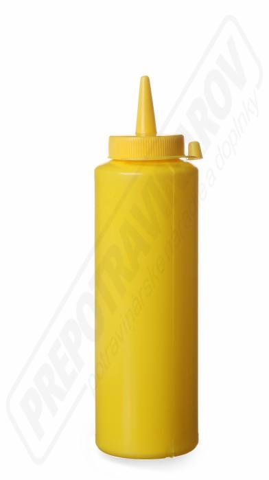 Fľaša dávkovacia 200 ml žltá