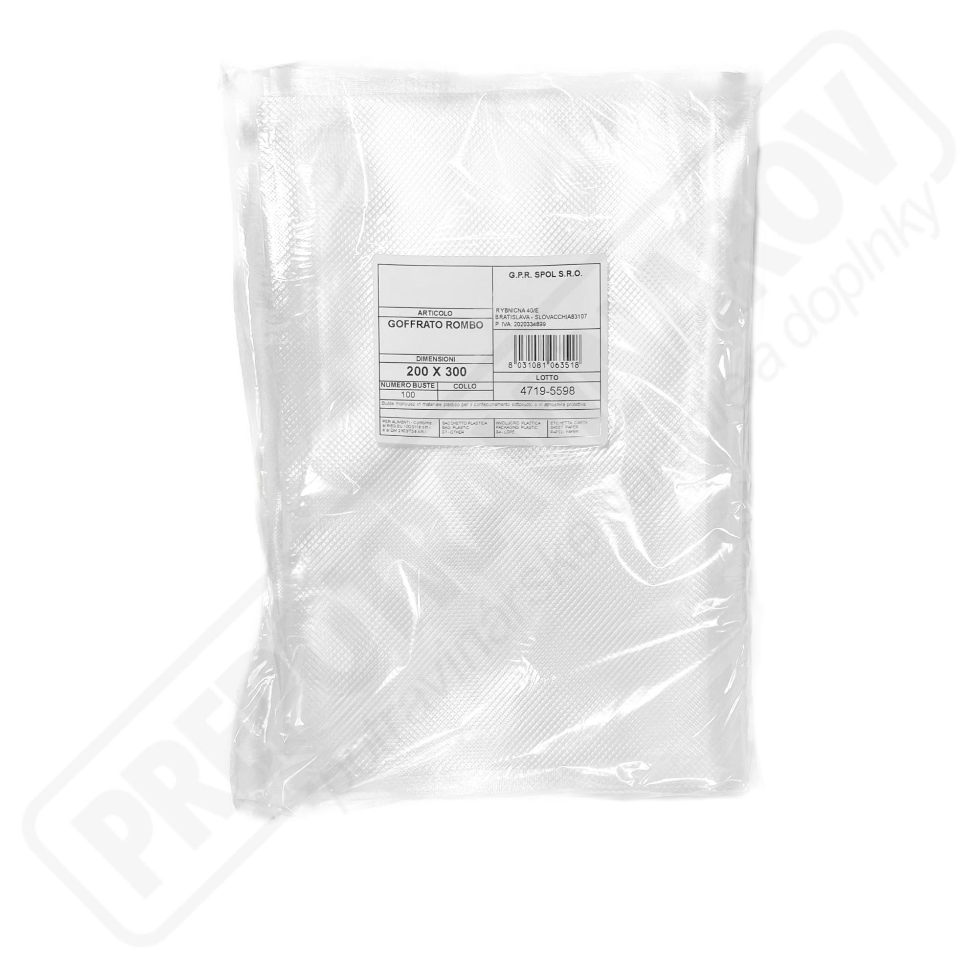 Vakuové vrecká profilované 200x300 (100ks)