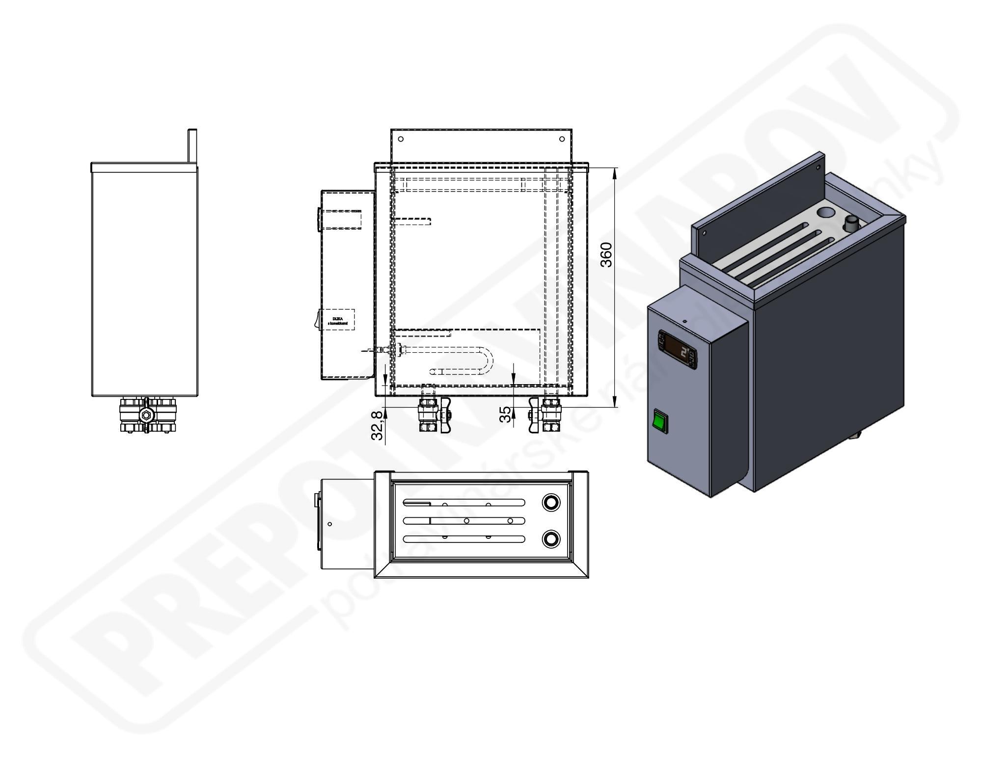 Sterilizátor na nože - digitálny