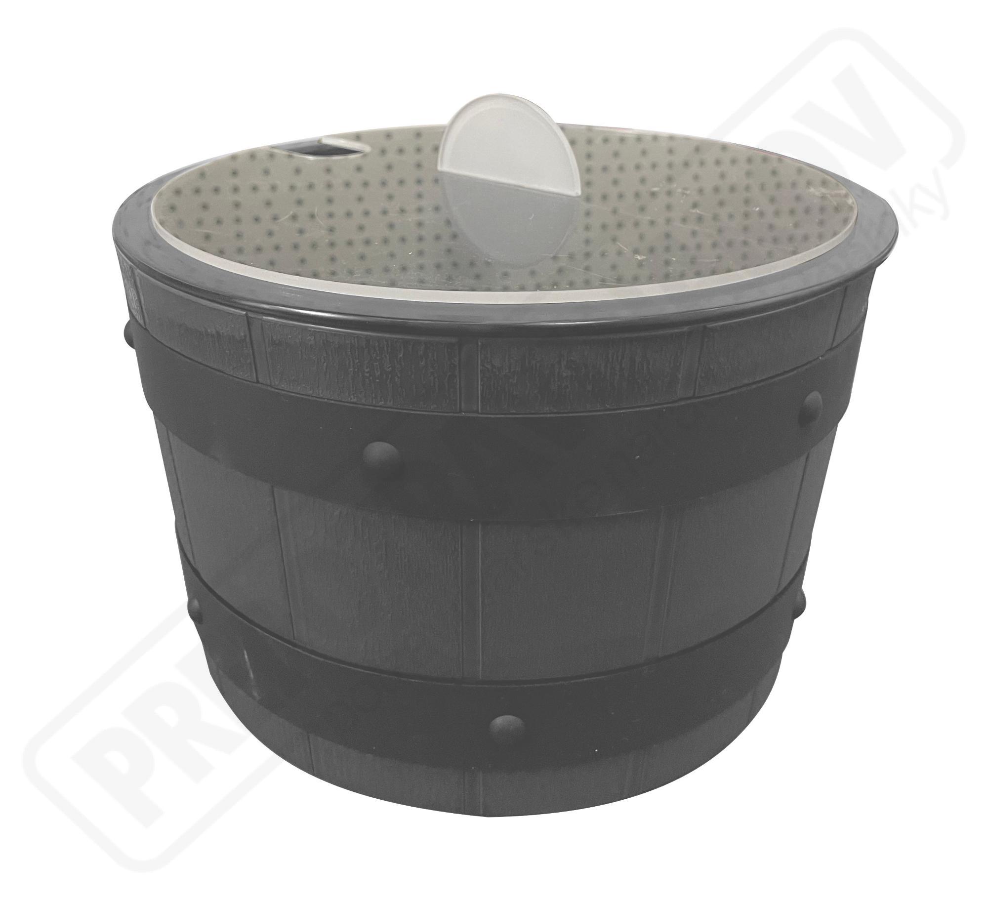 Plexi kryt s držadlom na vedro 225x3mm