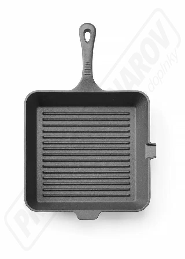 Panvica grilovacia liatinová 265x265x50 mm