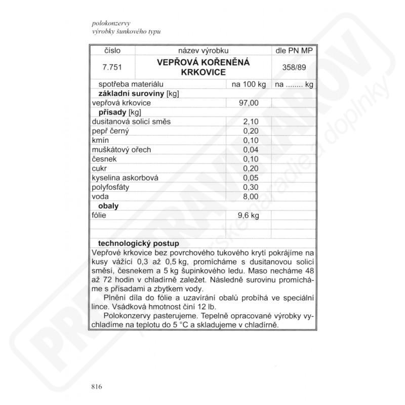 Československé masné výrobky - 3. rozšírené vydanie