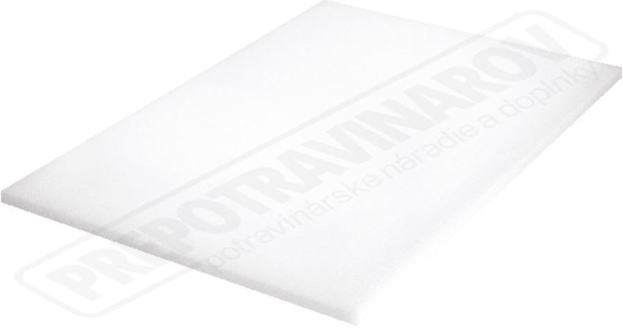 Plastové dosky lisované na stoly T-SR BIELA 400mm