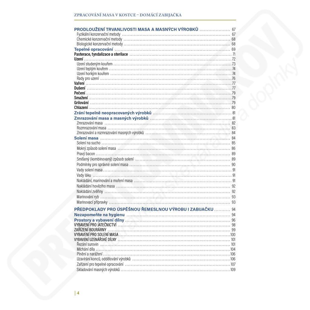Zpracování masa & domácí zabijačka