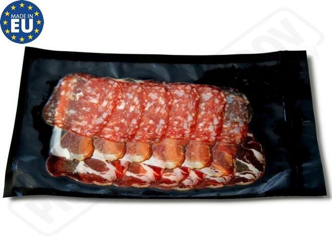 Vakuové vrecká 95my Čierne/Priehľadné