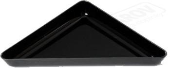 Nádoba čierna trojuholník 400 x 280 x 280 x 40 mm