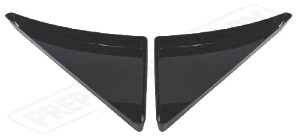 Nádoba čierna trojuholník sada /2ks/