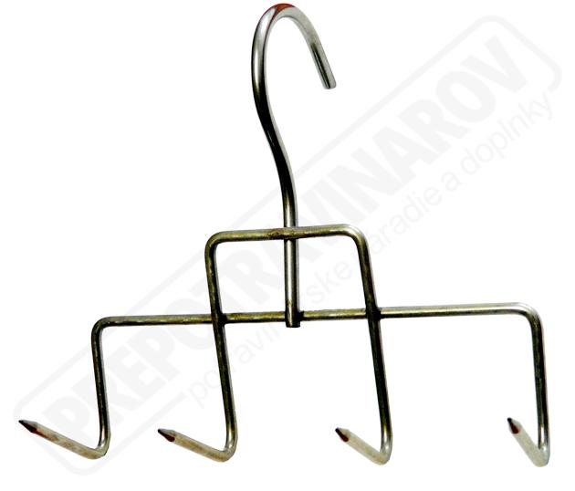 Hák na slaninu 160x4 4 háky